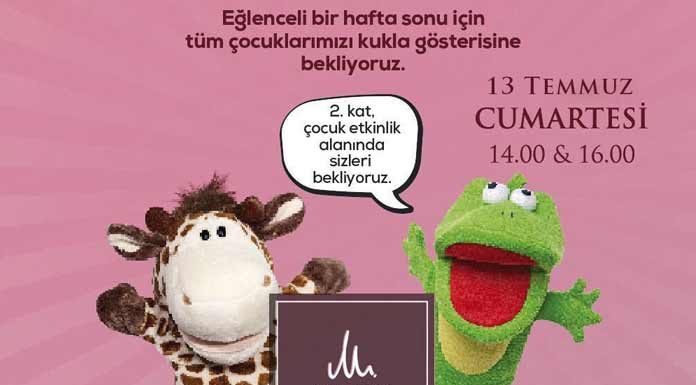 Kukla tiyatrosu çocuklarla Marka AVM’de buluşuyor Kukla tiyatrosu çocuklarla Marka AVM’de buluşuyor