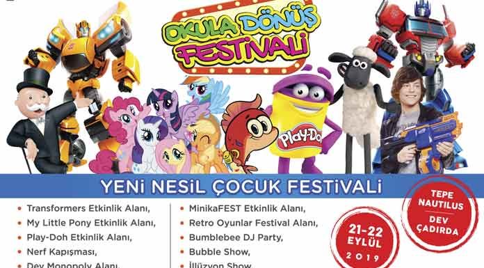 Okula Dönüş Festivali 21 – 22 Eylül tarihlerinde Tepe Nautilus’a geliyor.