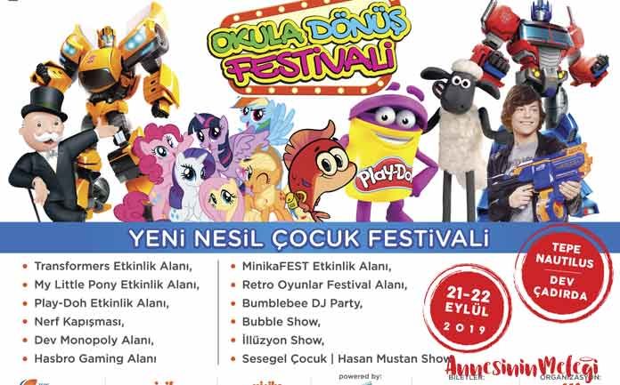 Okula Dönüş Festivali 21 – 22 Eylül tarihlerinde Tepe Nautilus’a geliyor. Okula Dönüş Festivali 21 – 22 Eylül tarihlerinde Tepe Nautilus’a geliyor.