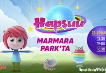 TRT Çocuk’un sevilen çizgi filmlerinden Hapşuu, 22-23 Kasım tarihlerinde tiyatro oyunuyla Marmara Park Alışveriş Merkezi’nde çocukları bekliyor.