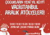 Kozalak süsleme atölyesinden yılbaşı temalı çerçevesi atölyesine, yılbaşı gecesi takabilecekleri şapka ve taç atölyesine kadar birbirinden renkli ve eğlenceli aktiviteler Aralık ayı boyunca her hafta sonu Vadistanbul’da