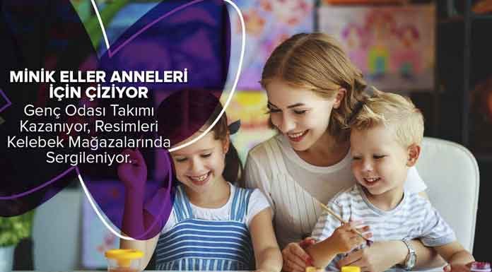 Kelebek Mobilya Çocuk Resim Yarışması 23 Nisan’da Minik Eller Anneleri İçin Çiziyor