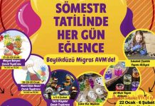 Beylikdüzü Migros Alışveriş Merkezi; sömestr tatili için gerçekleştirdiği müzikli çocuk tiyatroları, eğlenceli ve eğitici çocuk atölyeleriyle tüm çocukları, tatili keyifle geçirmeye davet ediyor.