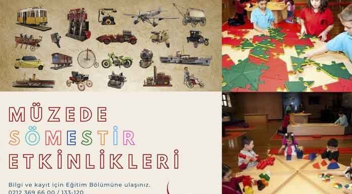 Rahmi M. Koç Müzesi’nde sömestir atölyeleri Rahmi M. Koç Müzesi, sömestir tatilini atölyelerle renklendiriyor. 5-14 yaş aralığındaki çocuklar, sömestir boyunca düzenlenecek atölyelerle hem öğrencek hem keşfedecek.