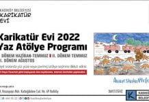 Karikatür Evi, yaz dönemi atölye eğitimleri başlıyor Kadıköy Belediyesi Karikatür Evi, yaz dönemi atölye eğitimleri için katılımcıları bekliyor. Ücretsiz gerçekleşecek eğitimler için başvuru tarihi 23 Mayıs Pazartesi.