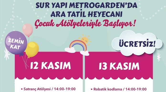 Metrogarden Ara Tatil Etkinlikleri 2022 Metrogarden ara tatil etkinlikleri başlıyor Çocuklar eğlenceye doyacak Metrogarden’ın minik ziyaretçileri, bu ara tatilde de doyasıya eğlenecek.