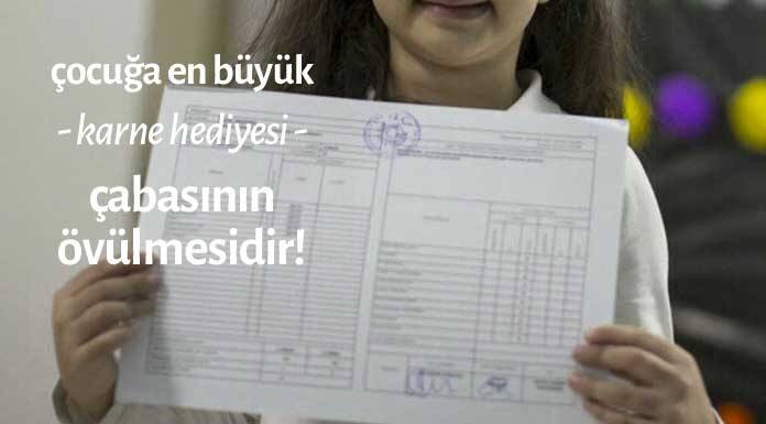 Çocuğa en büyük karne hediyesi, çabasının övülmesidir |2024 Çocuğa en büyük karne hediyesi, çabasının övülmesidir Ödül ve ceza karşılığında öğrenme çocuklarda kalıcı olmuyor
