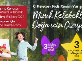 6. Kelebek Kids Resim Yarışması "Minik Kelebekler Doğa İçin Çiziyor" başladı!