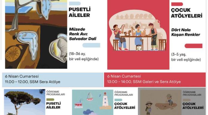 SSM Öğrenme Programları ”Pusetli Aileler” Çocuk Atölyeleri Nisan 2024 SSM Öğrenme Programları ”Pusetli Aileler” Çocuk Atölyeleri Nisan 2024