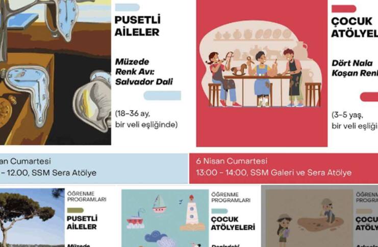 SSM Öğrenme Programları ”Pusetli Aileler” Çocuk Atölyeleri Nisan 2024