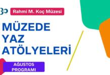 Rahmi M. Koç Müzesi Yaz Atölyeleri Ağustos Ayında da Çocuklara Keyifli Maceralar Yaşatıyor Rahmi M. Koç Müzesi’nde gerçekleştirilen sanat ve bilim atölyeleri, Ağustos ayı boyunca farklı deneyimler sunmaya devam ediyor. Müzenin eşsiz atmosferinde uzman eğitmenleri rehberliğinde gerçekleştirilen atölye çalışmalarında farklı deneyimler yaşayan çocuklar bilim ve sanat dünyasına adım atıyor.