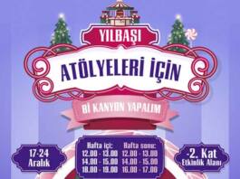 Yaratıcılık ve İlham Dolu Atölyelerle Kanyon’da Yeni Yıl! Kanyon'da Yeni Yıl Atölyelerine Davetlisiniz Kanyon’un gelenekselleşen yeni yıl kutlamaları, bu yıl da misafirlerine dopdolu bir “Yılbaşı Atölye” programı sunuyor. Hem çocuklar hem yetişkinler için tasarlanan eğlenceli ve ilham verici etkinliklerle Kanyon, yeni yıl ruhunu birlikte yaşamak için herkesi -2. kat Etkinlik Alanı’ndaki geleneksel “İglo’ya ” davet ediyor.